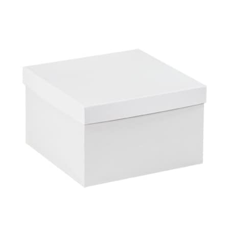 Bsc Preferred 10 x 10 x 6'' White Deluxe Gift Box Bottoms, 50PK BUY00016919